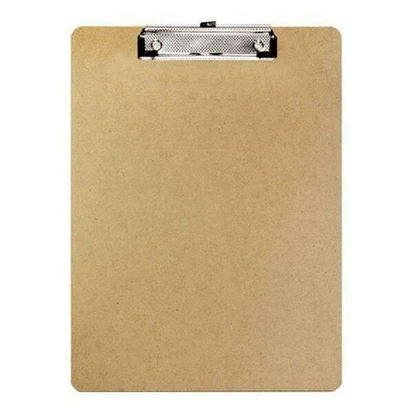 Bazic Products Bazic Standard Size Hardboard Clipboard w/ Low Profile Clip Pack of 24 1805